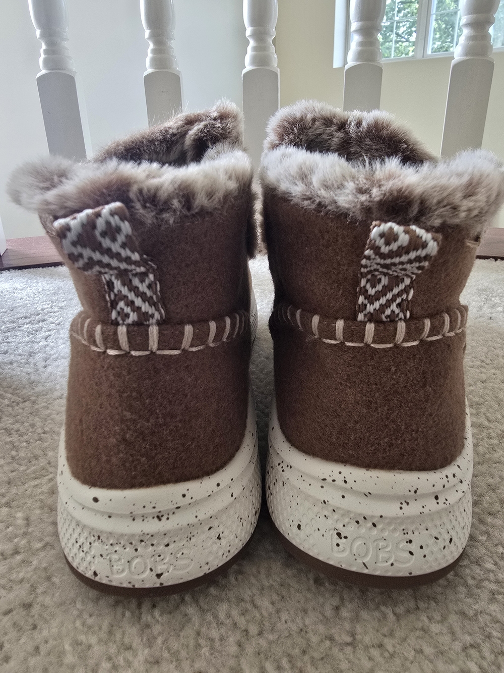 Skechers Woman's Brown Cozy Slip-On Shoes - Picture 4 of 7